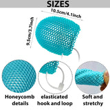 Silicone Body Scrubber Shower Brush, Honeycomb Exfoliating Bath Tool for Deep Cleaning, Massage & Smooth Skin Care