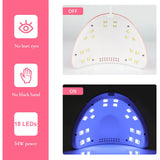 Nail Dryer Lamp UV Light For Nails Eyes Protection UV Lamp for Gel Nails Gel Nail Polish Curing Dryer Home Salon Tool