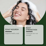 Usman Grass Chamaecyparis Leaf Shampoo Bar - Gentle Cleansing for the Scalp, Nourishing, Voluminous, and Shiny Hair