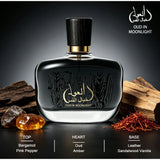 Arabic Sandalwood Perfume Classic Agarwood & Irresistible Musk Fragrance Long-lasting Elegant Charming Woody Eau De Parfum
