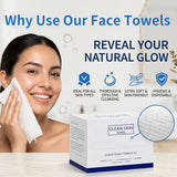 50Pcs/Box Disposable Face Towels Facial Cleansing Makeup Remover Dry Beauty Skincare Travel Pack