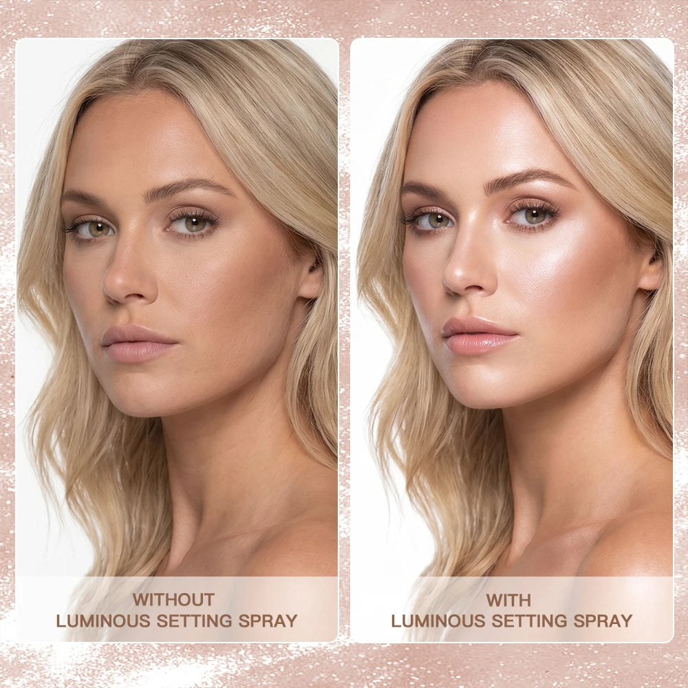 Luminous Setting Spray Instantly Boosts Skin Dewy Plump-looking Lasting Hydration Face Makeup Blends Seamlessly Natural Finish