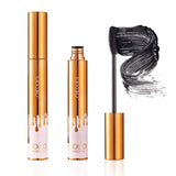 3D Mascara Lengthening Black Lash Eyelash Extension Eye Lashes Brush Beauty Makeup Long-wearing Gold Color Mascara
