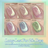 BORN PRETTY 10ml Green Cat Magnetic Gel Ultra Shine Holographic Glitter Semi Permanant Soak Off UV LED Gel Varnish For Manicure