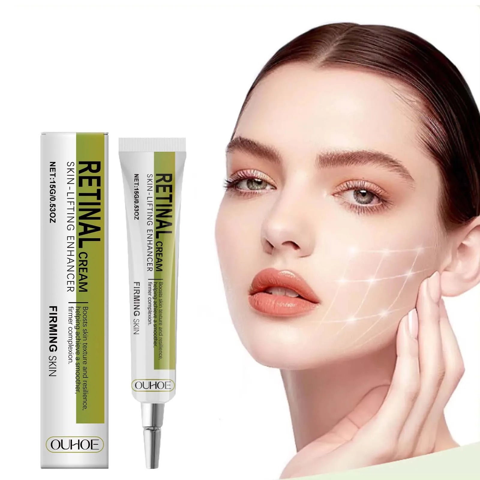 Retinol Cream Smoothing Wrinkle Firming Hydrating Barrier Support Radiant Fade Fine Lines Moisturizing Tightening Face Cream
