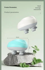 Deep Scalp Massager Head Cleaning Massager Also Suitable for Pets Electric Massage Tool Washable and Portable