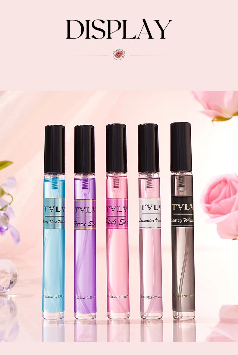 Alcohol-Free Women's Fragrance Gift Set 5Pcs Long-Lasting Fresh Scent Body Spray