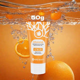 Orange Exfoliating Brightening Gel,Face Body Moisturizing Peeling Scrub,Deep gentle Cleaning Pores,Remove Blackheads Exfoliator