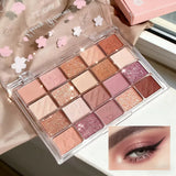 20-Color Eyeshadow Palette with Glitter, Shimmer, and Matte Finishes – Instagram Makeup Palette