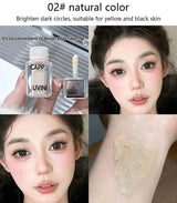Cappuvini Crystal Ice Concealer Cream Covers Dark Circles And Acne Scars Brightens Skin Tone And Contours For Daily Makeup