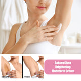 HOYGI Sakura Brighten Cream Improve Dull Reduce Melanin Glowing Skin for Underarms Knees Elbows Moisturize Bleaching Skin Care