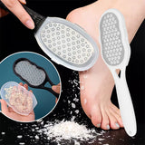 Professional Heavy-Duty Stainless Steel Painless Foot File & Remover with Splash Guard & Handle Suitable for Care Cracked Heels