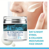 ENVISHA Face Skin Care Retinol Collagen Cream Anti-aging Wrinkle Deep Hydration Moisturizing Skin Health Whitening Exfoliation