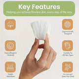 300/600pcs Round Facial Cleansing Pads High-Quality Makeup Remover Wipes Hypoallergenic Lint-Free Round Pads Light Beige