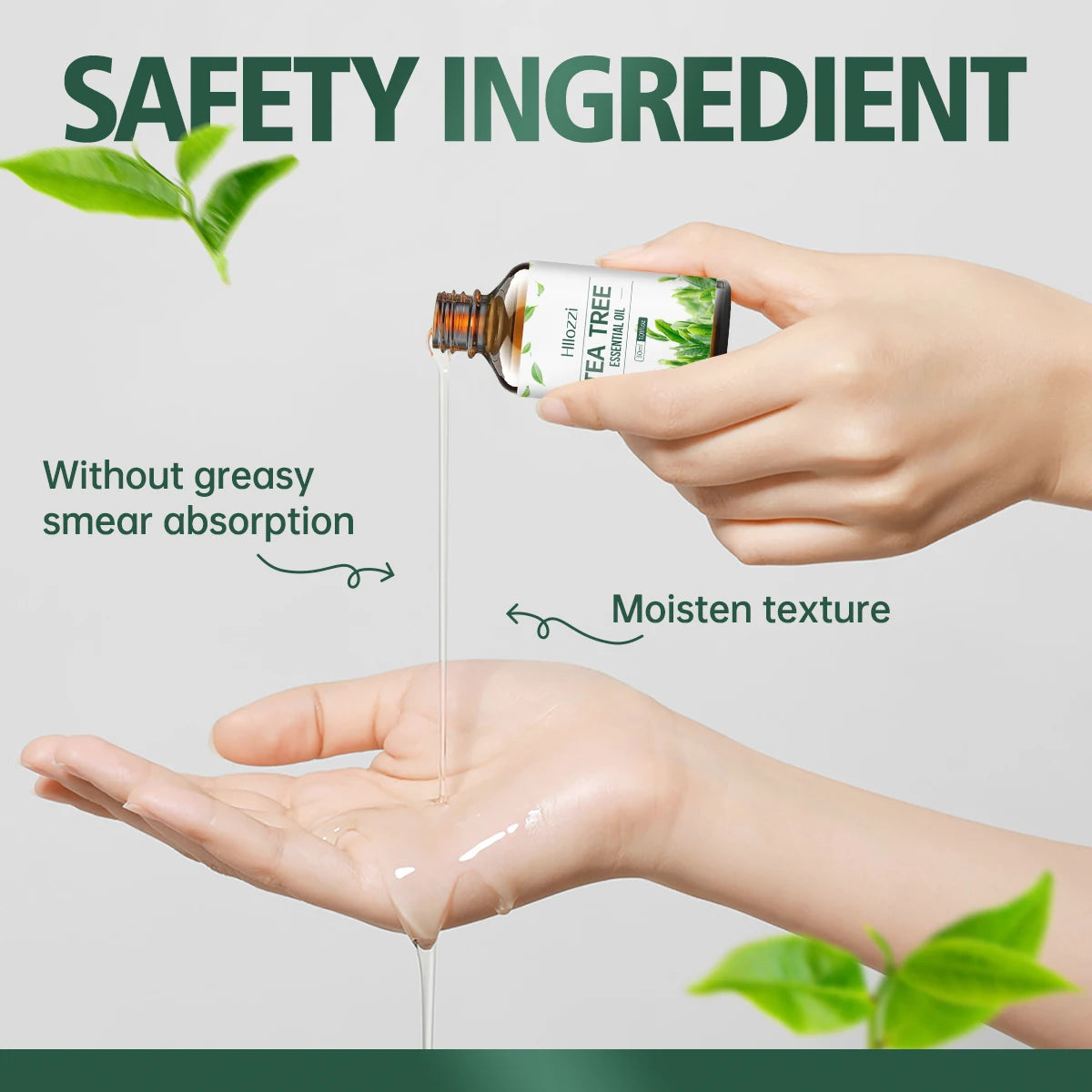 100ml/60ml/30ml tea tree essential oil for body care, hair care, facial care, hydration, aromatherapy, humidifier Aromatherapy