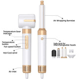 7 In 1 Hair Dryer Brush Brushless High Speed Hair Dryer with Diffuser Ionic Blow Dryer Hot Air Styling Comb Auto Hair Curler