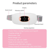 Women Menstrual Heating Pads Effective Hot Compress Period Relief Belt Rechargeable Heated Waist Massager Gifts for Female