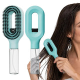 Refillable Spray Hair Comb Anti Static Detangling Brush Eliminate Frizz Tangles Portable Hair Styling Water Spray Brush For All Hair Types