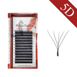 MARIA W Shape Eyelash Extensions  3D 4D 5D 6D 7D Premade Fans Speed Eyelash Extensions Natural Soft Light Full Dense