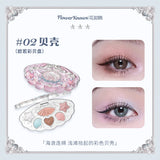 Flower knows Strawberry Cupid Collection Facial Complexion Palette Blush Eyeshadow Highlighter Flower Know Face Bronzer Palette