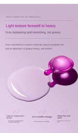 Hair Styling Serum for Frizzy & Dry Hair Rose Essence Oil Capsules  Leave-in Anti Frizz Conditioner Repairs Dry, Damaged Hair
