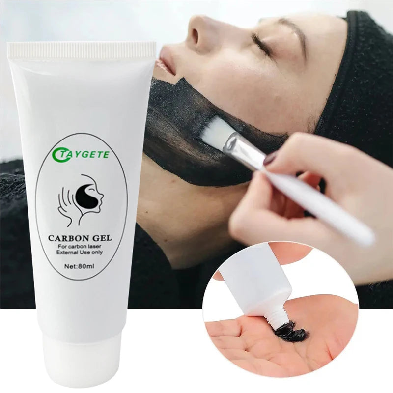 NEW Date Black Gel Mask For ND YAG Laser Skin Peeling Carbon Cream Whitening Peel Deep Cleaning Facial Rejuvenation Moisturizing