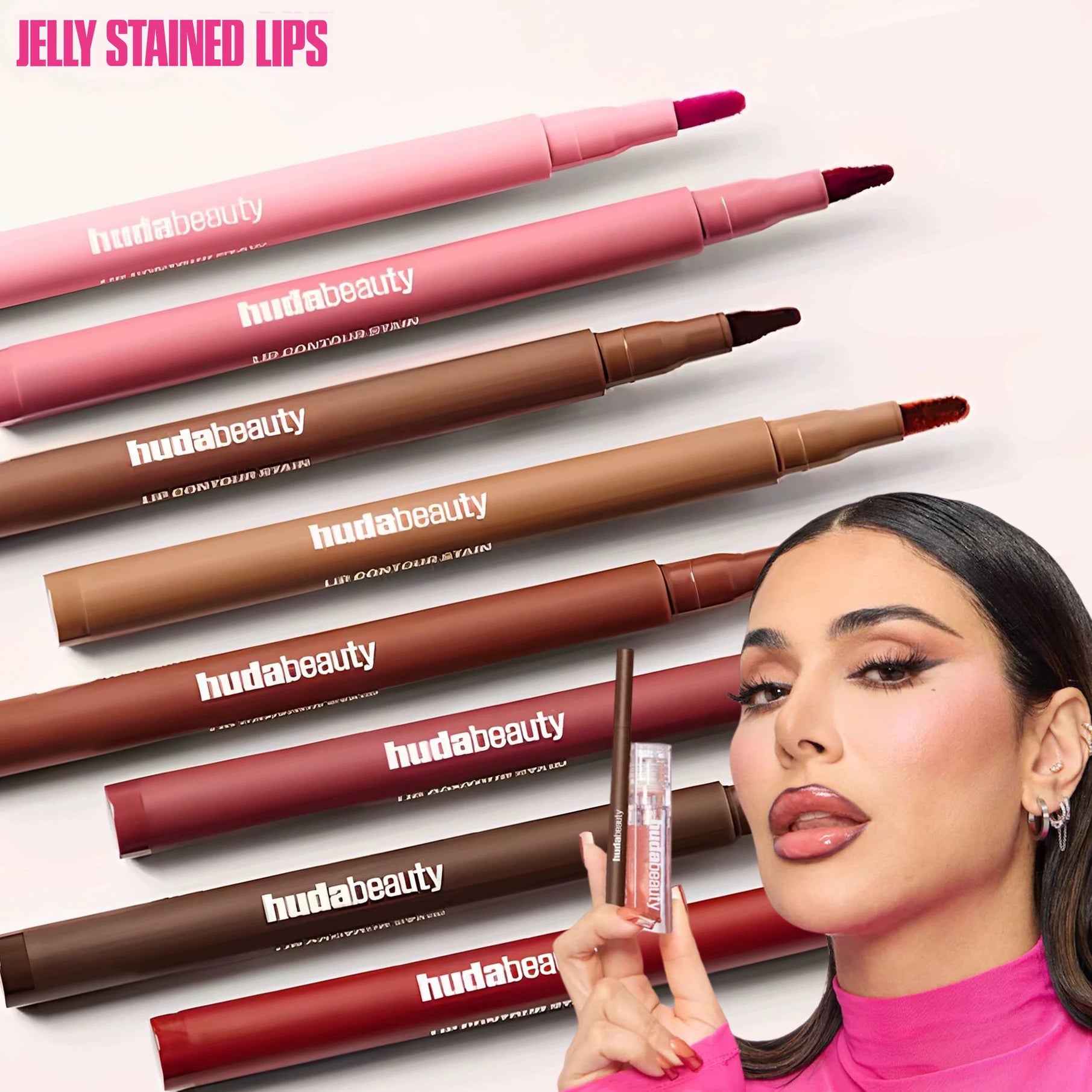 Velvet Brown Lip Liner Pencil Nude Matte Waterproof Non-stick Cup Cherry Red Lip Liner Lip Contour Pen Lipstick Makeup For Woman