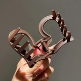 11pcs high-quality matte shark clip back hair accessories for elegant hair styling and headwear