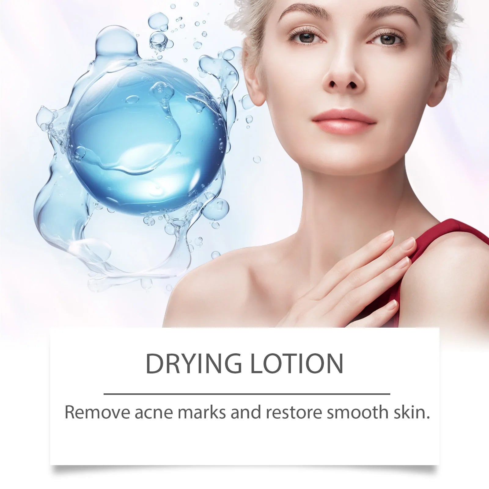 Salicylic Acid Serum for Acne Drying Lotion Acne Treatment Sensitive Skin Care Pimples Acne Remover Serum Cream Anti Acne Serum