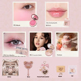 Flower Knows SWEETIE BEAR Makeup Box Gift Set All In One Perfume Shimmer Eye Shadow Palette Blush Lip Jelly Box 10 PCS