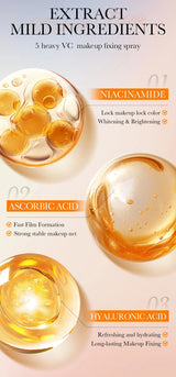 Waterproof Mattifying Setting Spray Long-lasting Glossy Matte Base Makeup Control Oil Non-Sticky Make-up Fixer Spray 150ml