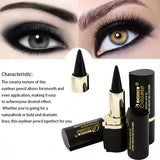 Creamy Texture Eyeliner, 1 Count /2 Counts Easy Coloring Sweat Proof High Pier Pencil, Daily Makeup Accessories for Women and Gi