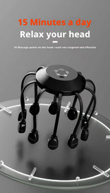 Electric Octopus Head Massager 10/14 Claws Smart Scalp Massage Device Relax Stress Relief Deep Tissue Home Head Spa Massager