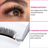 FADVAN YY Shape 6-15mm Lashes 2D 0.07/0.05mm Faux Mink C/D Curl Natural Soft Brazilian Premade Volume Fan Eyelashes Extension