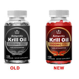 2000Mg Krill Oil Phospholipid Omega-3 EPA & DHA Phospholipids and Astaxanthin for Joint, Brain, Immune and Cardiac Support Diet