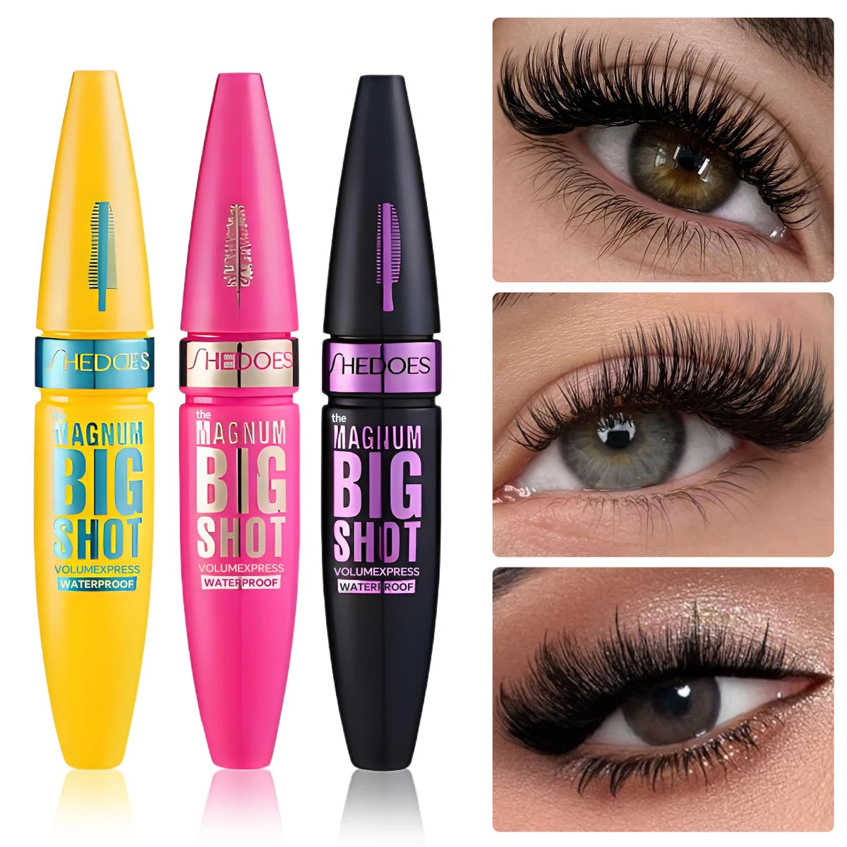 4D Black Mascara - Long-Lasting, Volumizing & Curling for All Skin Types - Perfect Valentine's Gift for Women