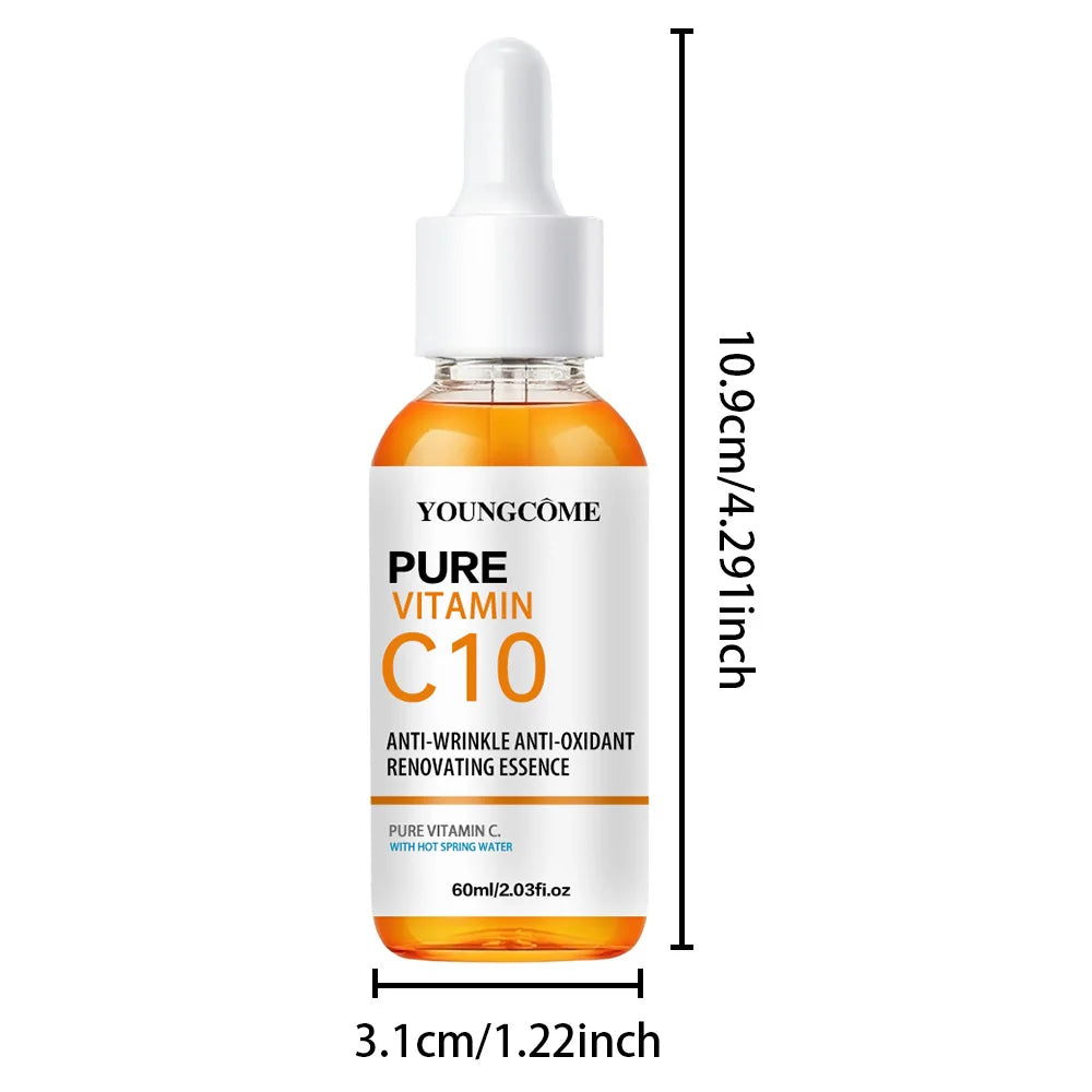 Vitamin C Facial Essence Hyaluronic Acid Dark Skin Brighten Serum Fade Fine Lines Moisturizing Repair Dull Serum Face Skin Care