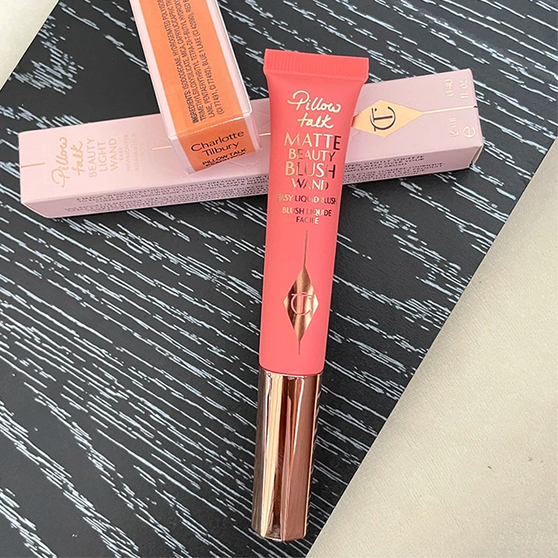 Charlotte Tilbury CT Blush Set Blush Liquid Blush Cushion Pen Two-color Highlights Solid Lip Gloss Natural Smooth and Not Sticky
