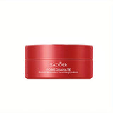 Pomegranate Eye Mask Multi-Effect Nourishing And Moisturizing Eye Patch for Hydrating the Eye Area 60pcs/bottle-1 bottle