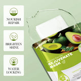 10pcs Fruits Facial Masks For Face Skincare Moisturizing Brightening Hydrating Firming Face Mask Beauty Face Skin Care Products