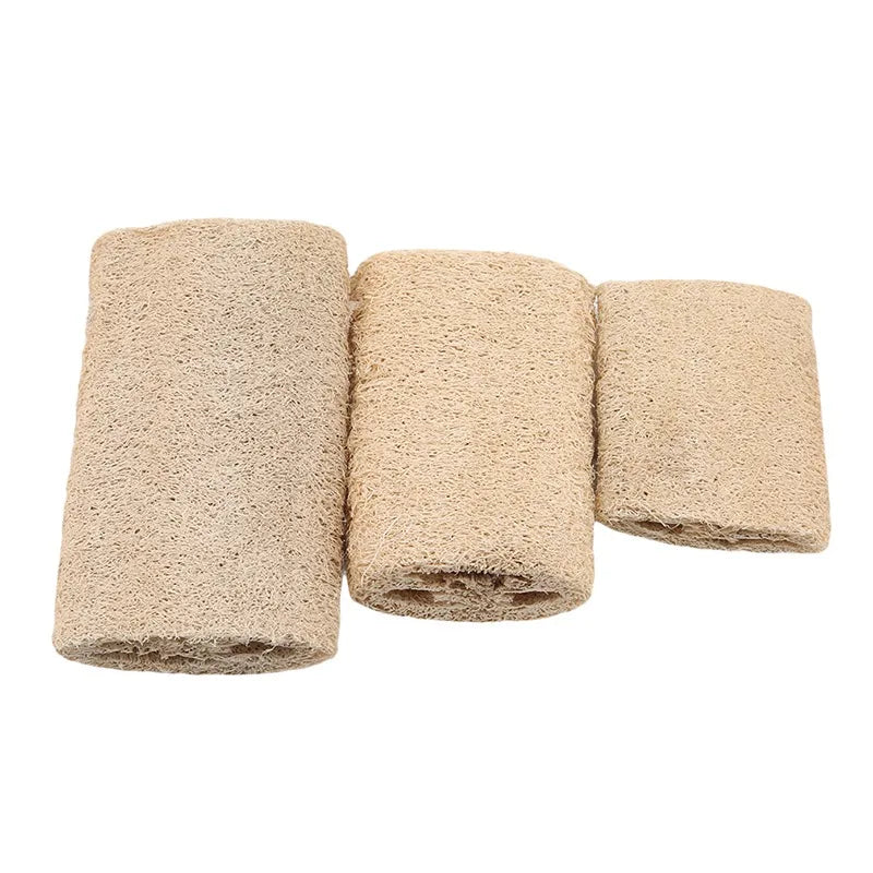 1/3pcs Organic Loofahs Loofah Spa Exfoliating Scrubber Natural Luffa Body Wash Sponge Remove Dead Skin Made Soap Dishwashing