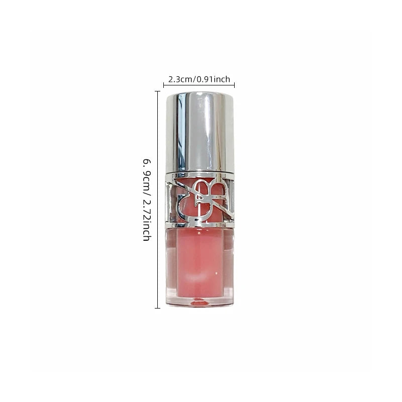 Gege Bear Glittering Mirror Lip Glaze, Watery Shimmering Light Lip Gloss Makeup 8 Colors, Hydrating Moisturizing, Long Lasting