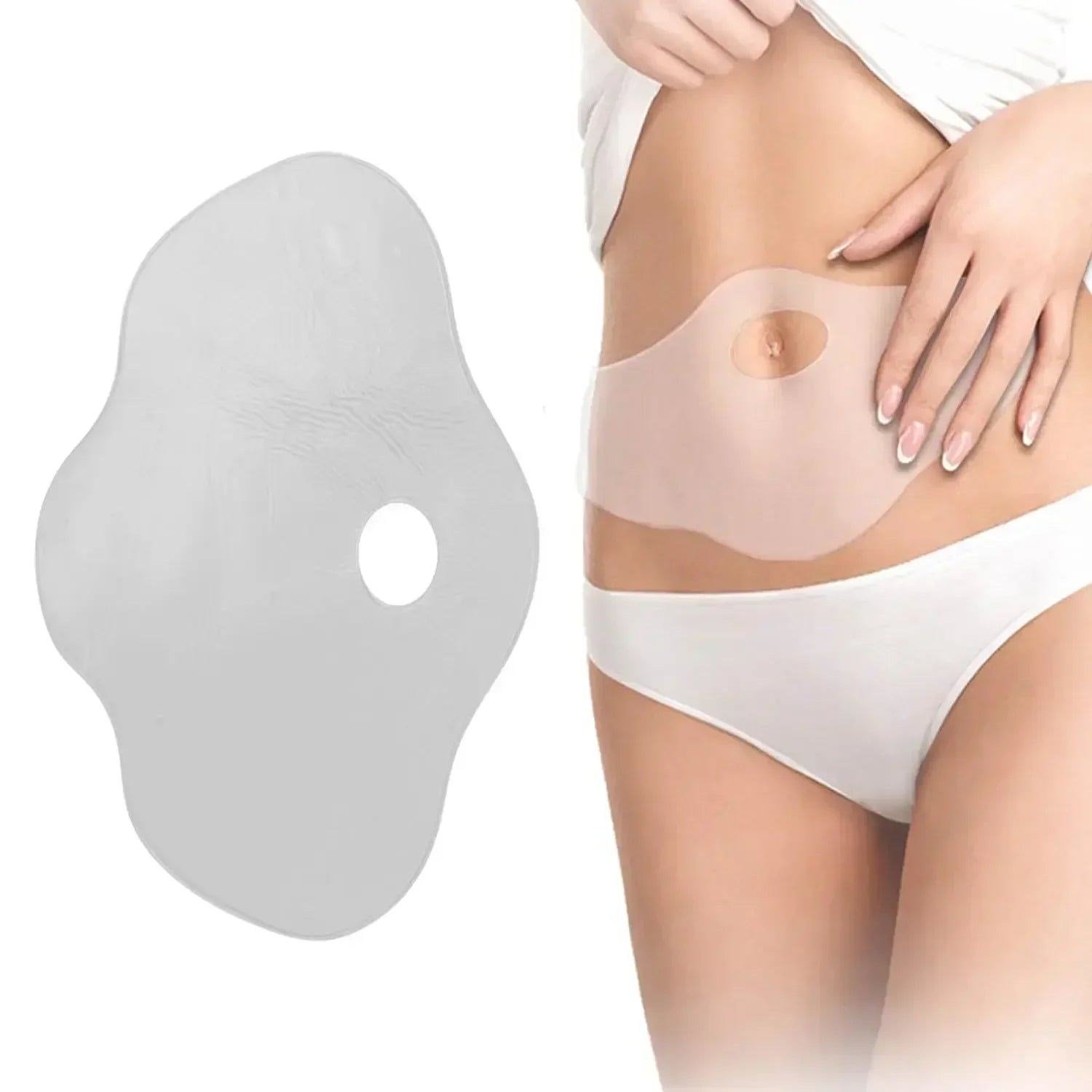 Belly Silicone Pad Anti Wrinkle Scar Stretch Marks Removal Sheets Reusable for Women Abdomen Belly Stomach Pads Body Care Tools
