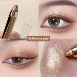 6 Colors Double-Ended Eyeshadow Stick – Waterproof, Long-Lasting, Matte & Glitter, Contour, Highlight, Certified, Unisex