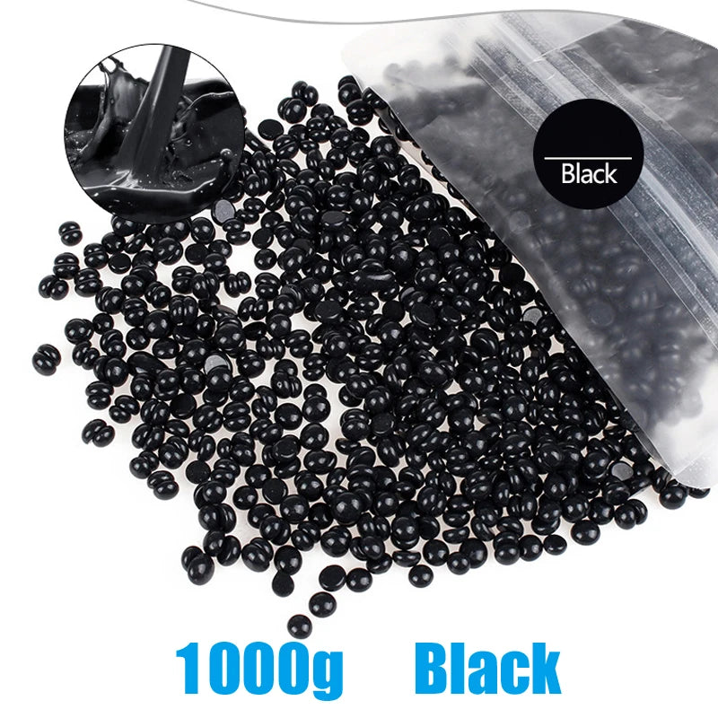 1000g 500g Waxing Wax Beans For Hair Removal Full Body Hot Film Hard Depilatory Wax Beads For Wax Heater Machine Hard Wax Beans