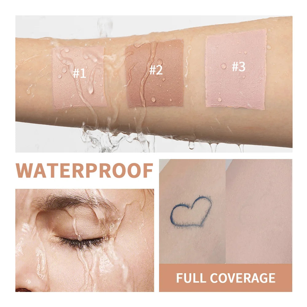 Undereye Color Correction Concealer Fine Clay Texture Brightening Smoothing Skin Waterproof Moisturizes Quick Cover Dark Circles