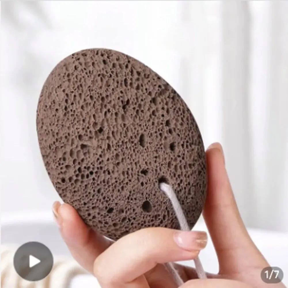 Pumice Stone , Scrubber Stone Pedicure Tools Natural Foot Scrubber for Exfoliation to Clear Callus on Hands Heels and Body