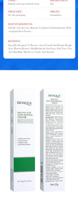 BIOAQUA Salicylic Acid Face Cream Acne Creams Mark Repair Firming Moisturizing Blackhead Remover skincare Facial Cream
