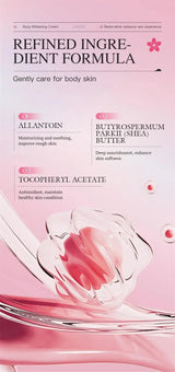 Body Whitening Bleach Cream Brighten Underarm Elbow Knees Joint Removal Intimate Parts Dark Spots Melanin Snow Bleach Cream