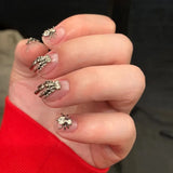 10Pcs Halloween Skull Hand Nail Art Accessories Punk Alloy Skeleton Hands Nail Supplies Retro Gold Silver Halloween Nail Charms
